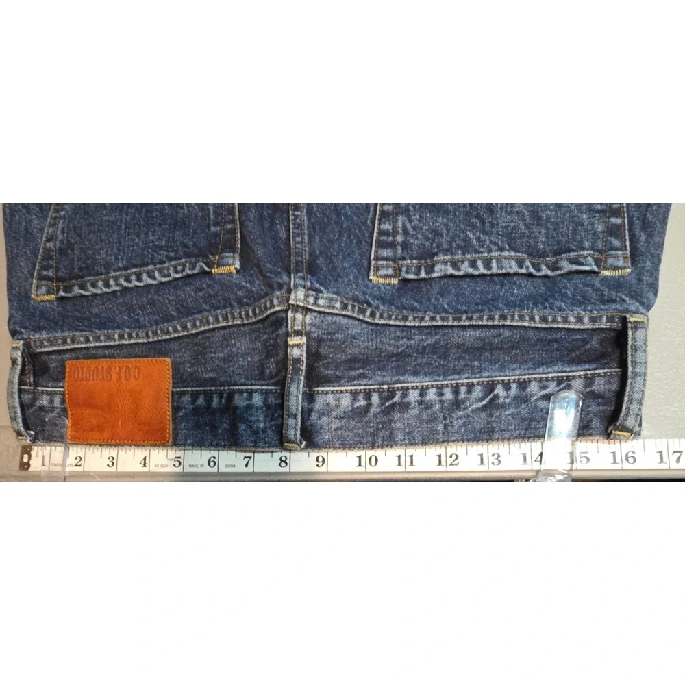 C.O.F. Studio Mens 31 M2 Kuroki Mill Japan Selvedge Raw Denim Straight Jeans